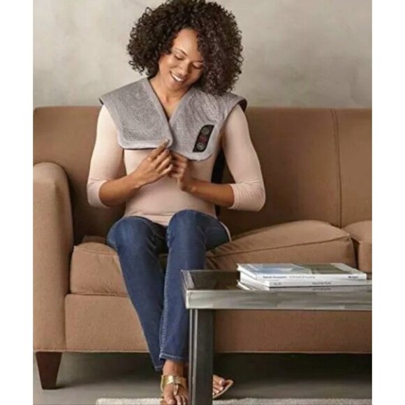 Homedics Weighted Comfort Wrap - Gray - Picture 1 of 9
